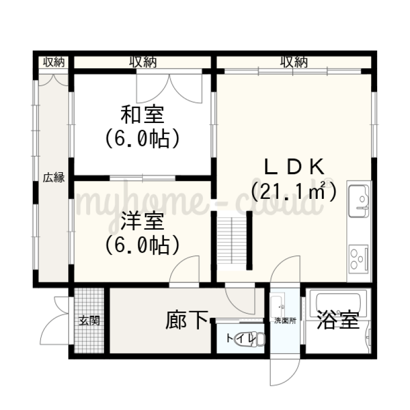 1階間取り図