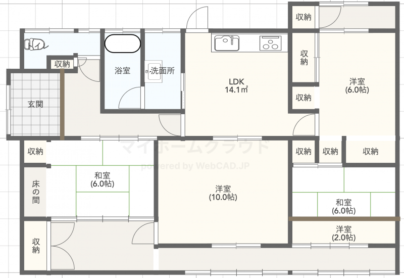 大家族に嬉しい広々４LDK！