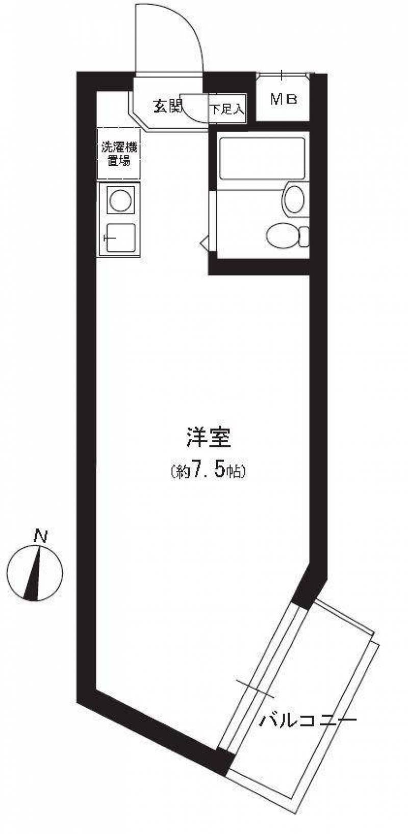 最上階南向き角地で見晴らしがいいです。