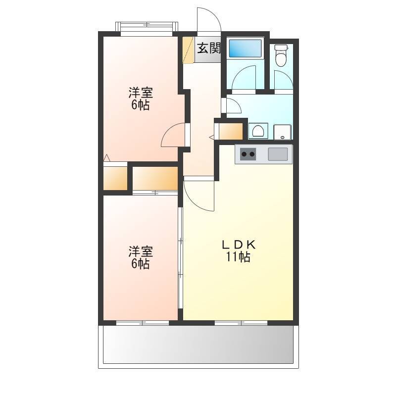 広々したダイニング
窓を開ければ景色がいいです。