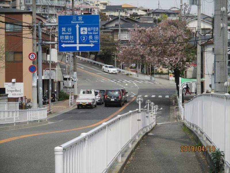 マンション前はバス停です。