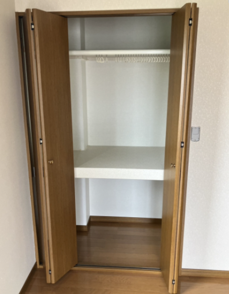 お洋服の収納に便利なクローゼット