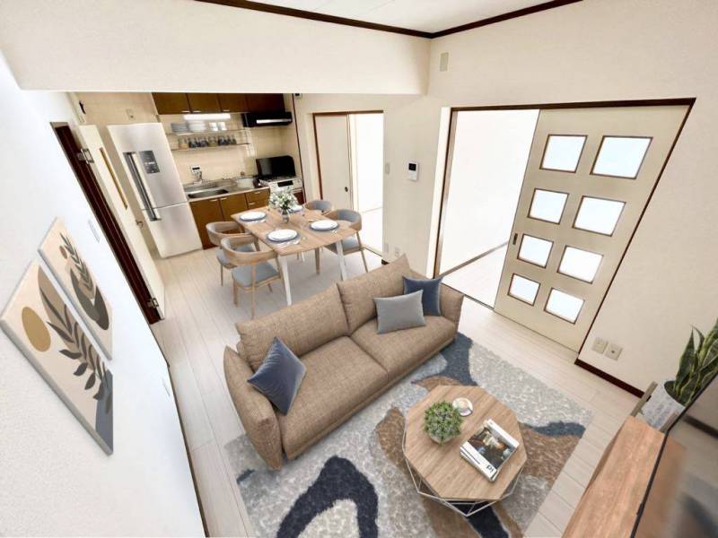 広々10.5帖のLDK♪フルリフォーム済で綺麗な3LDK♪