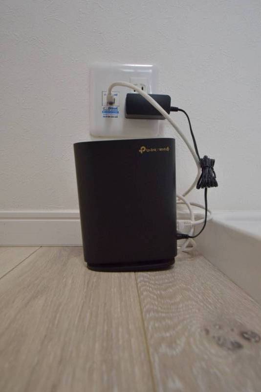 プレゼントのWifiルーター、設定済みです。