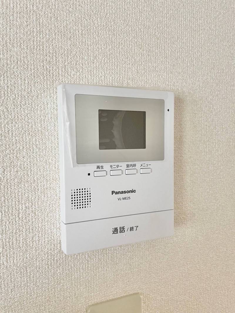 TVモニター付きインターホンで安心です