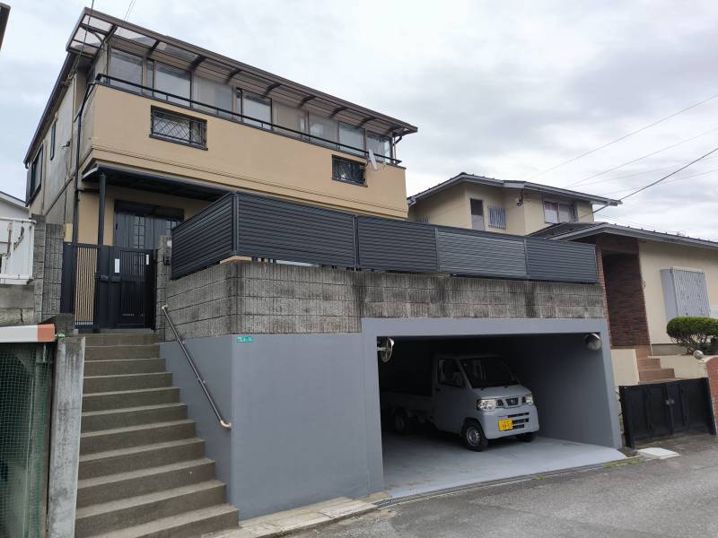 旧野村ホーム施工の4LDK 外壁塗装済