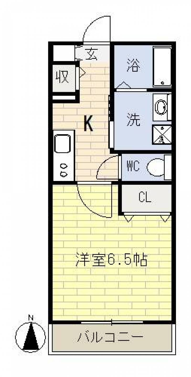 南向きのお部屋です