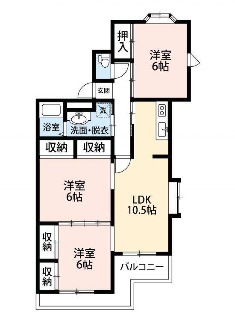 ペットも喜ぶとっても広々な間取りです！