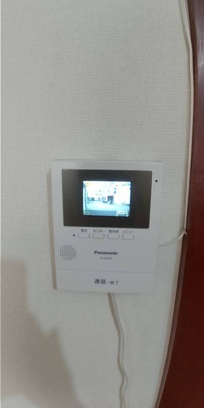 セキュリティの1つTVドアフォン。玄関はtwoROCK。
