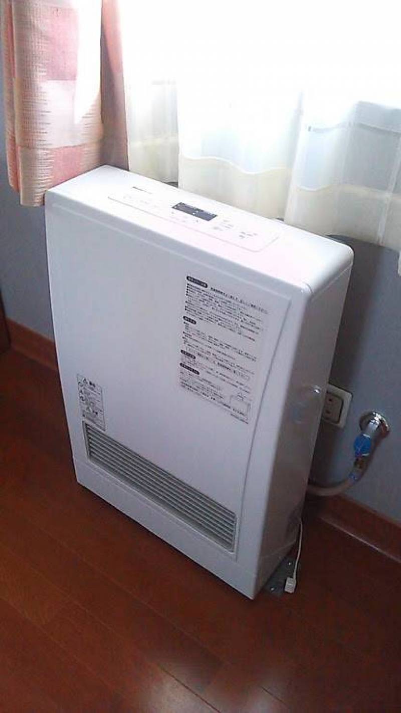 排気クリーンなガスFFヒーター付で冬もポカポカ