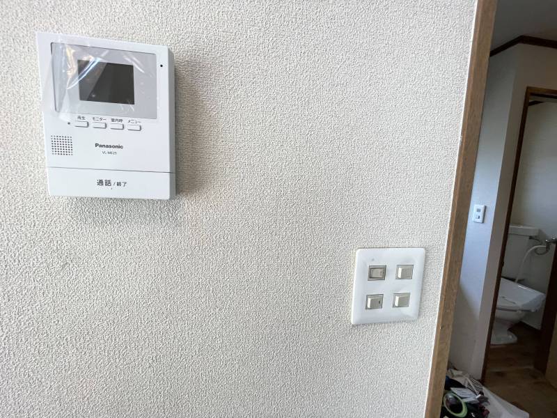 安心のTVインターホン付き！