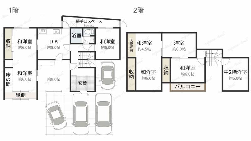 146m2で7DKとゆったりお過ごし頂けます♪