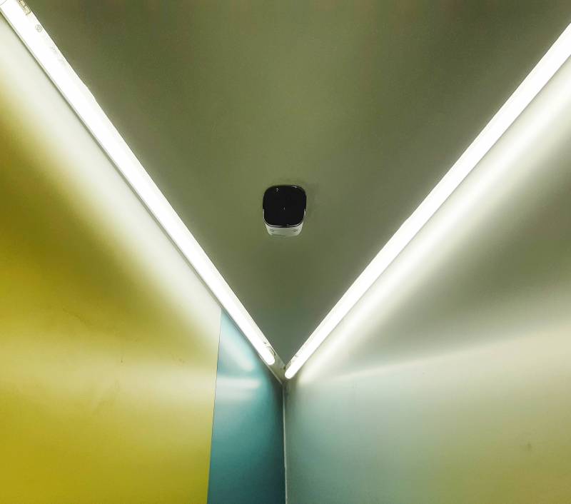 共用部各所へ防犯カメラ配置済