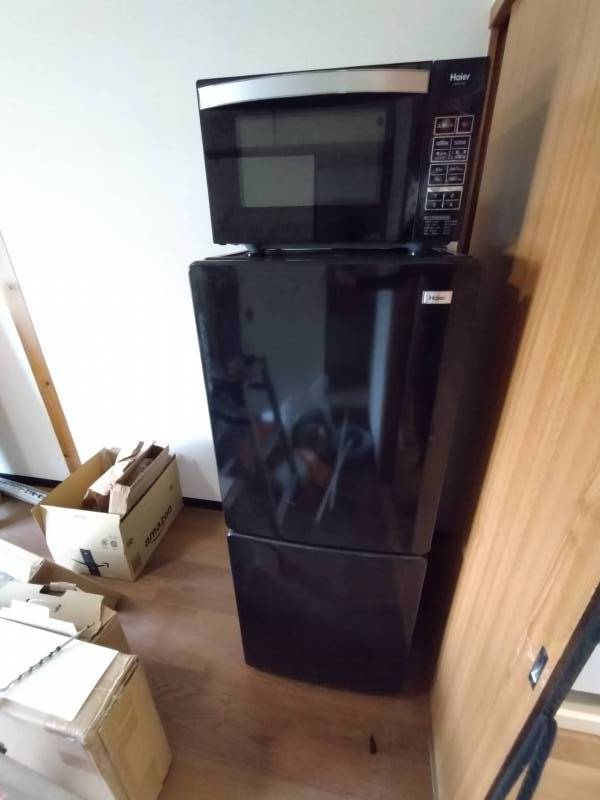 電子レンジと冷蔵庫もついています！初期費用を大幅削減♪