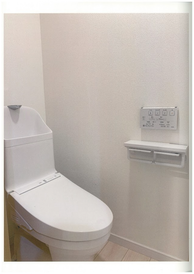 温水洗浄ウォシュレット完備！