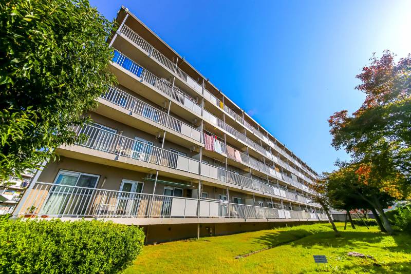 緑豊かな大規模コミュニティです。お部屋も日当たり良好です。