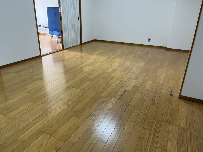LDKが広い。フローリングです。