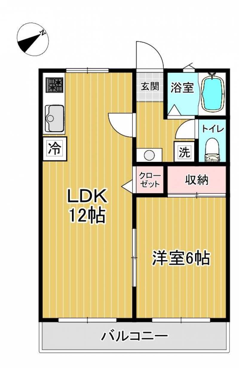 １LDK物件　40.92㎡
