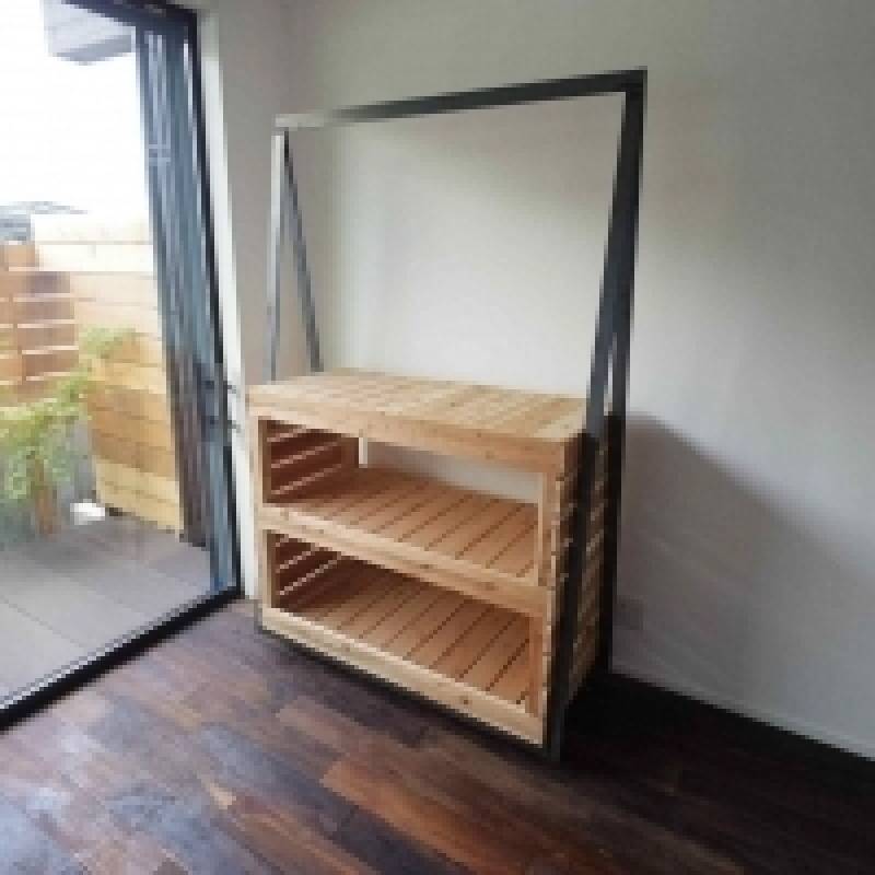 様々な用途に使える可動ラック
