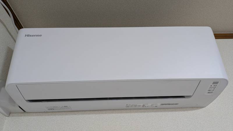 ２LDK３部屋全てにエアコン設置。