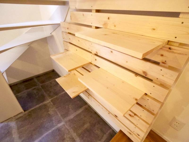 レイアウト自由な棚