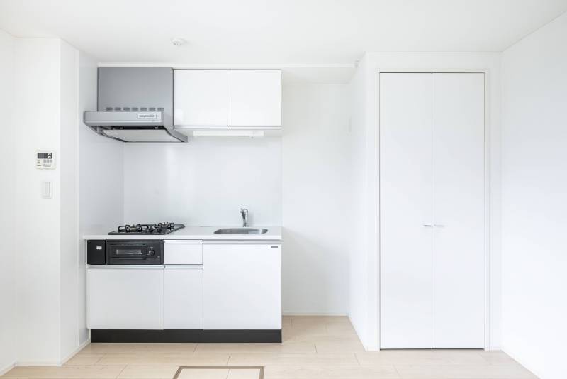 システムキッチンと収納