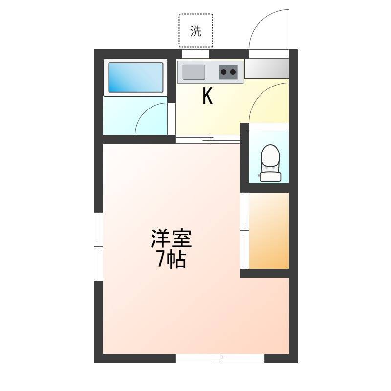 7畳の洋室が嬉しいですね！