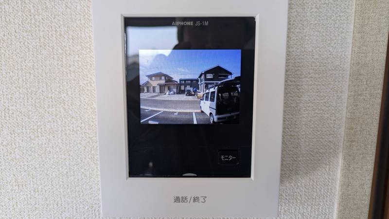 安心安全のモニター付インターホン。