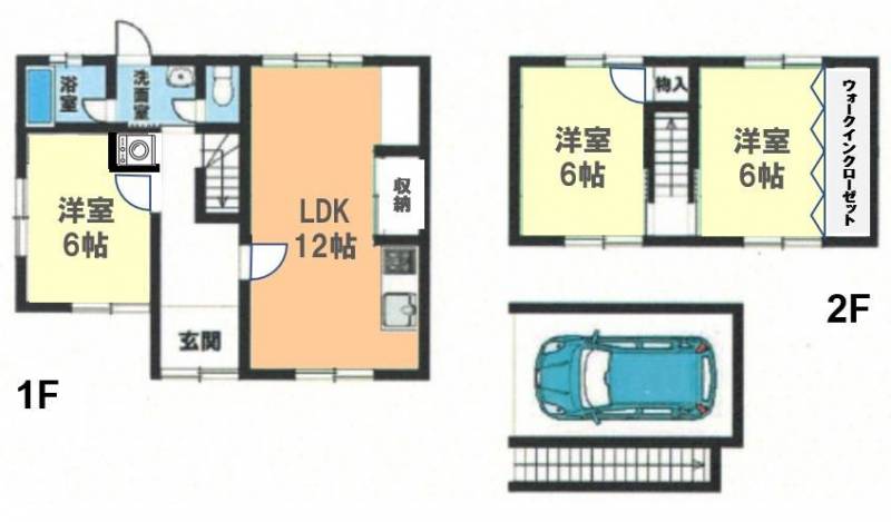 3LDK 全室洋室です。広さは74.94平米です