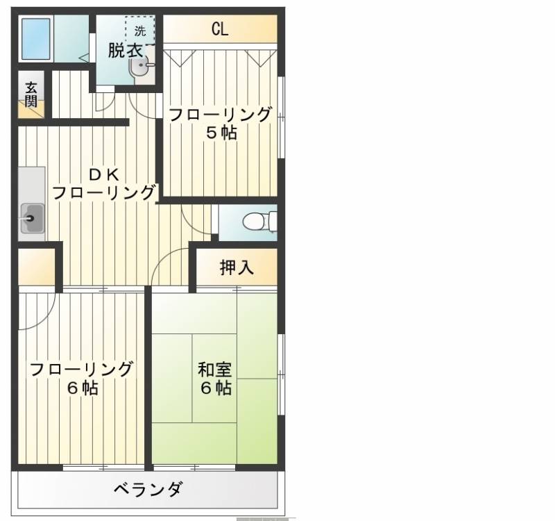 広くて綺麗なお部屋です。