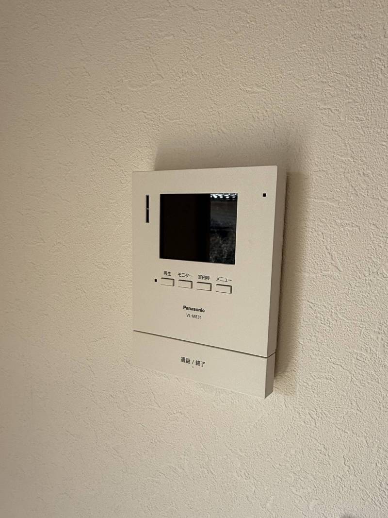 安心のTV付きモニターホン