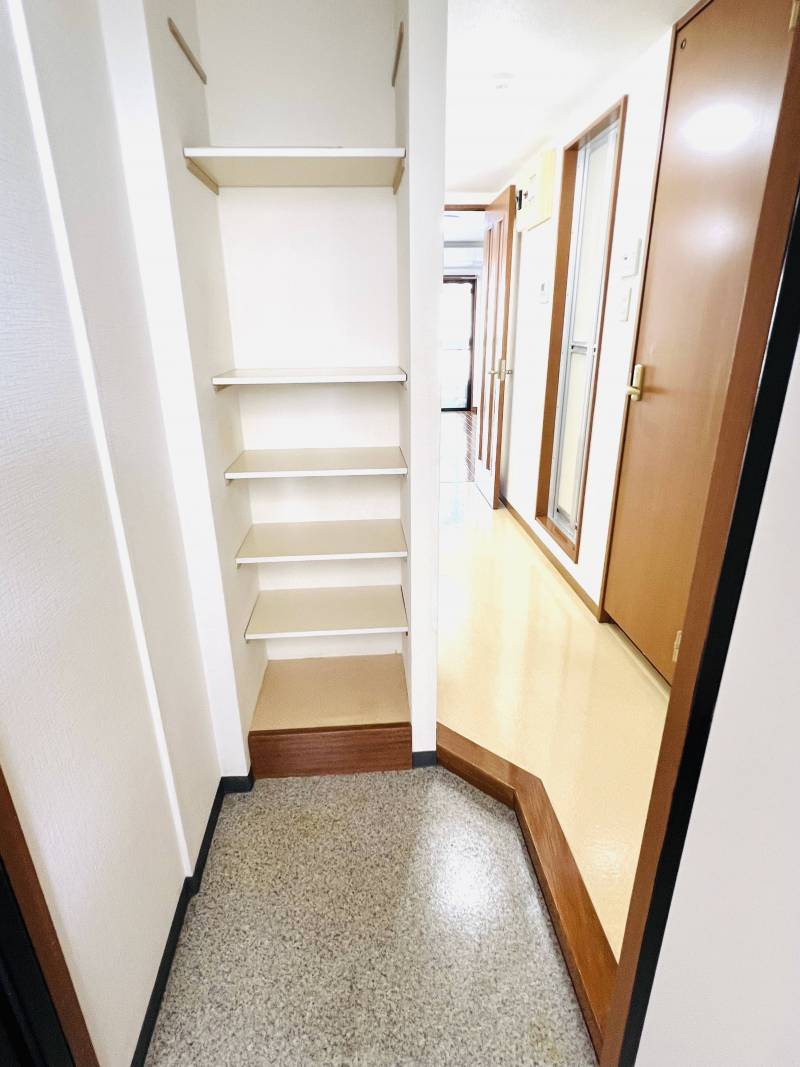 玄関、シューズ棚