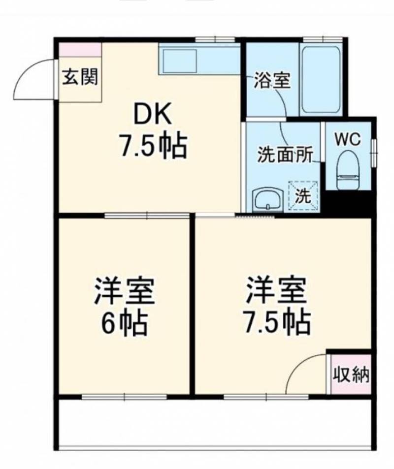 間取 和室に絨毯ひいてます