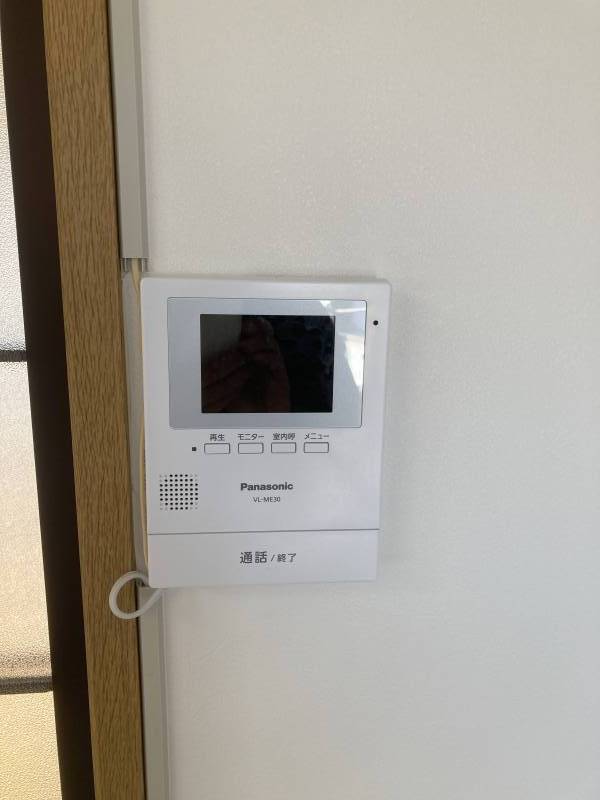 インターホンによりセキュリティ万全！