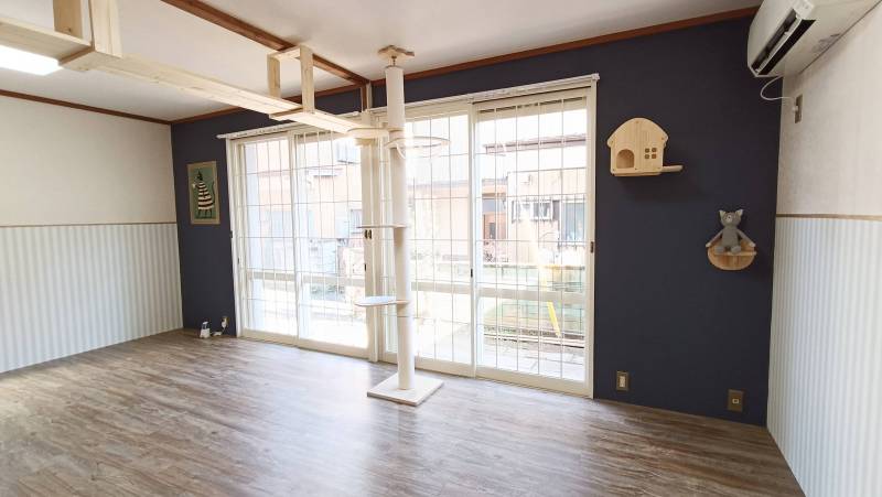 リビング別角度から。