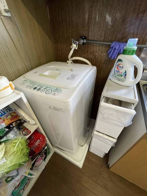 洗濯機は新しいです。