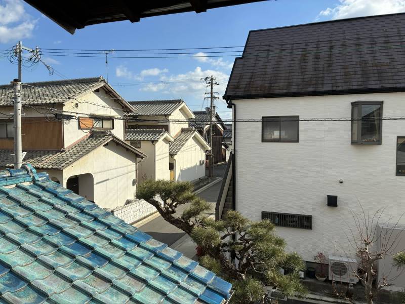 2Fからの南側眺望。閑静な住宅街です。