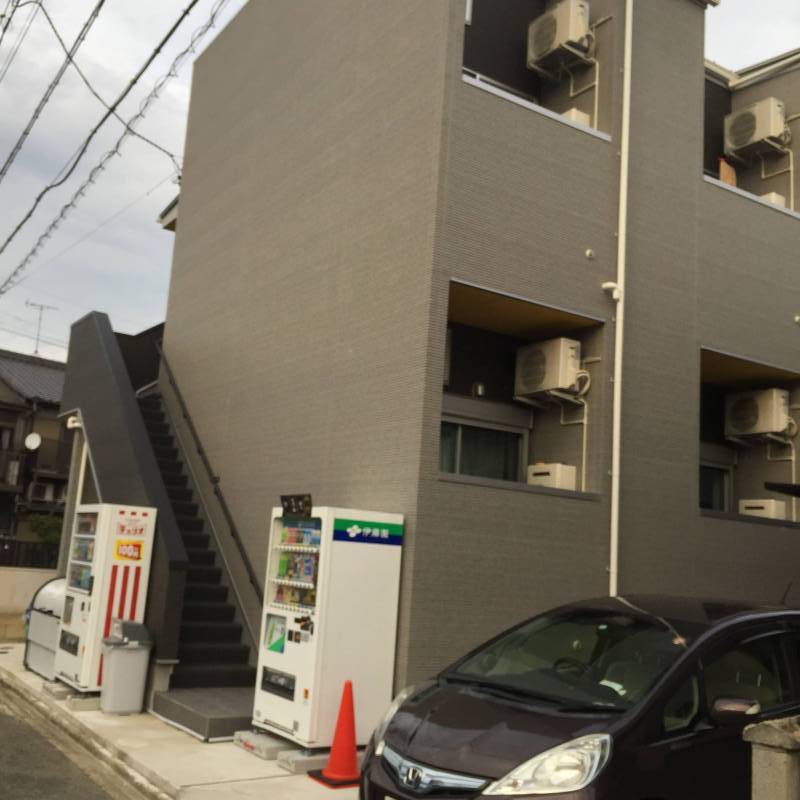 自販機も置いてます。