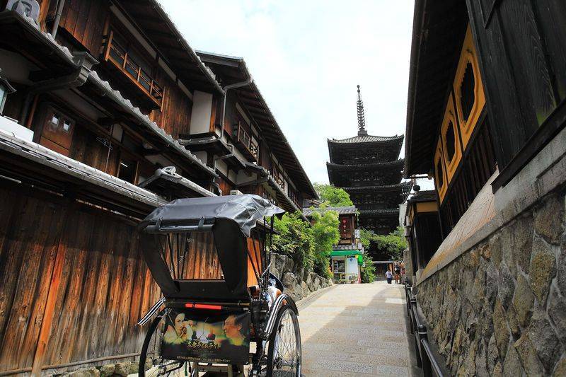 すぐ近くの京都らしい景色
