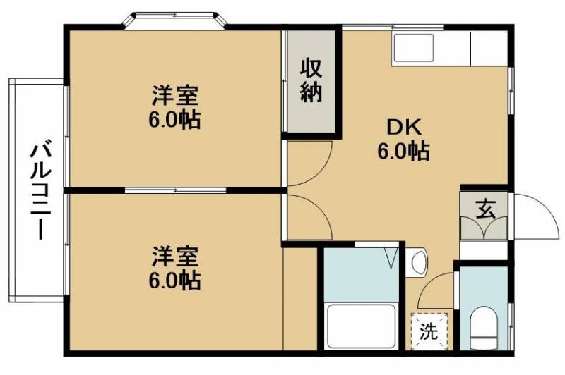 お部屋ひろびろ
日当たり抜群
