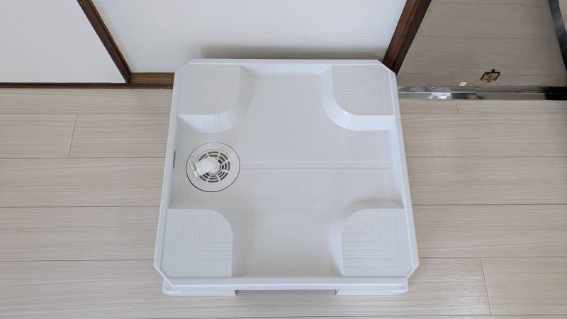 室内洗濯機置場。