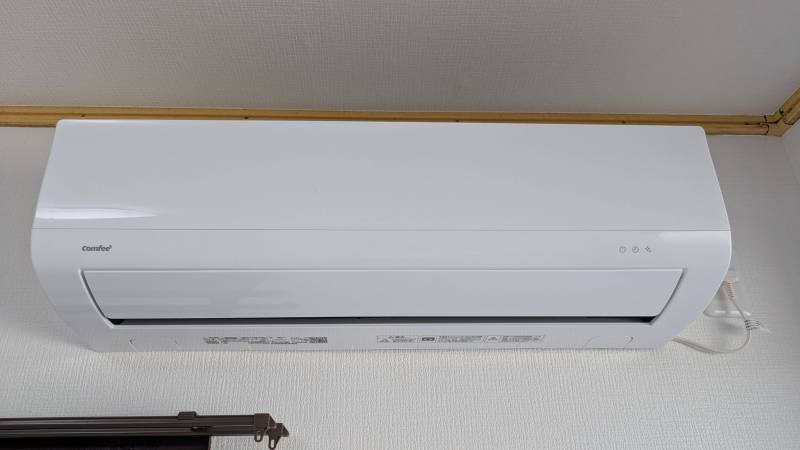 新品：エアコン。