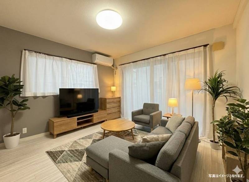 ゆったりと自分時間を過ごせるリビングでリラックス