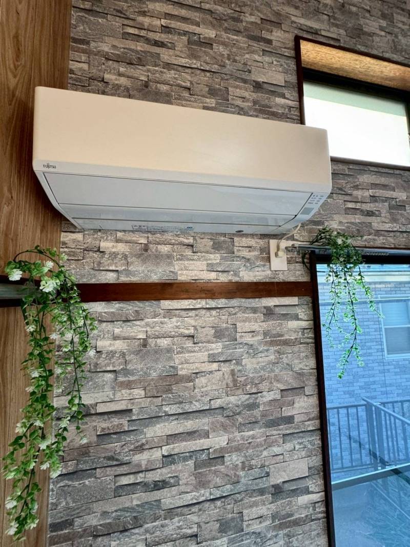 エアコンついて安心‼️