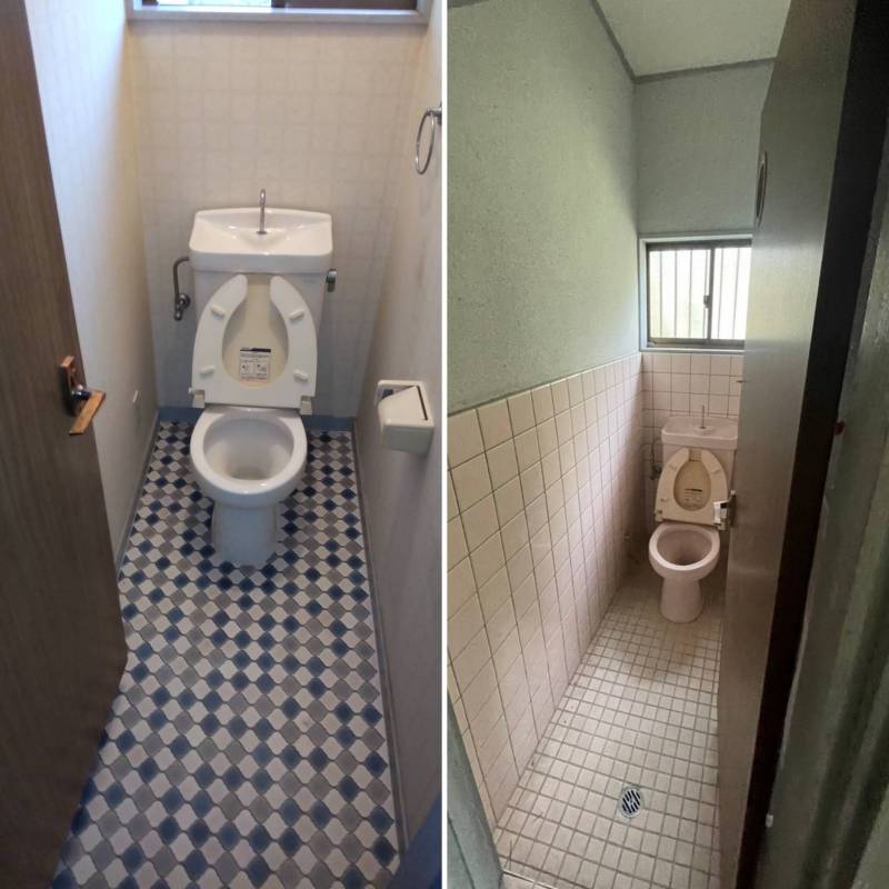 １、２階にトイレ設置