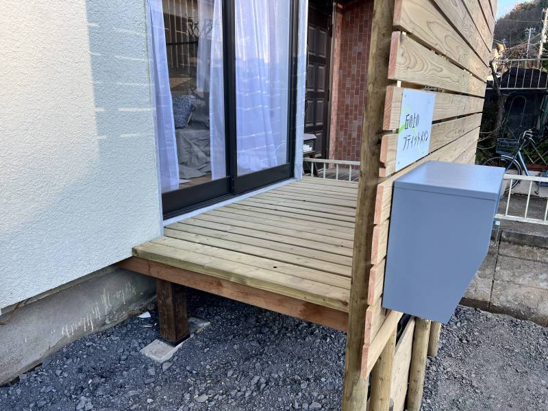 備え付けの食器棚