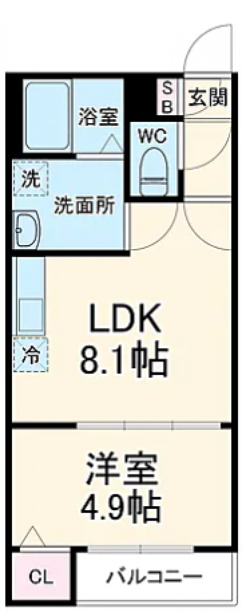 2名入居も可能な間取りです