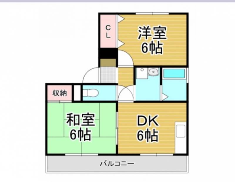 ２部屋とも収納があります