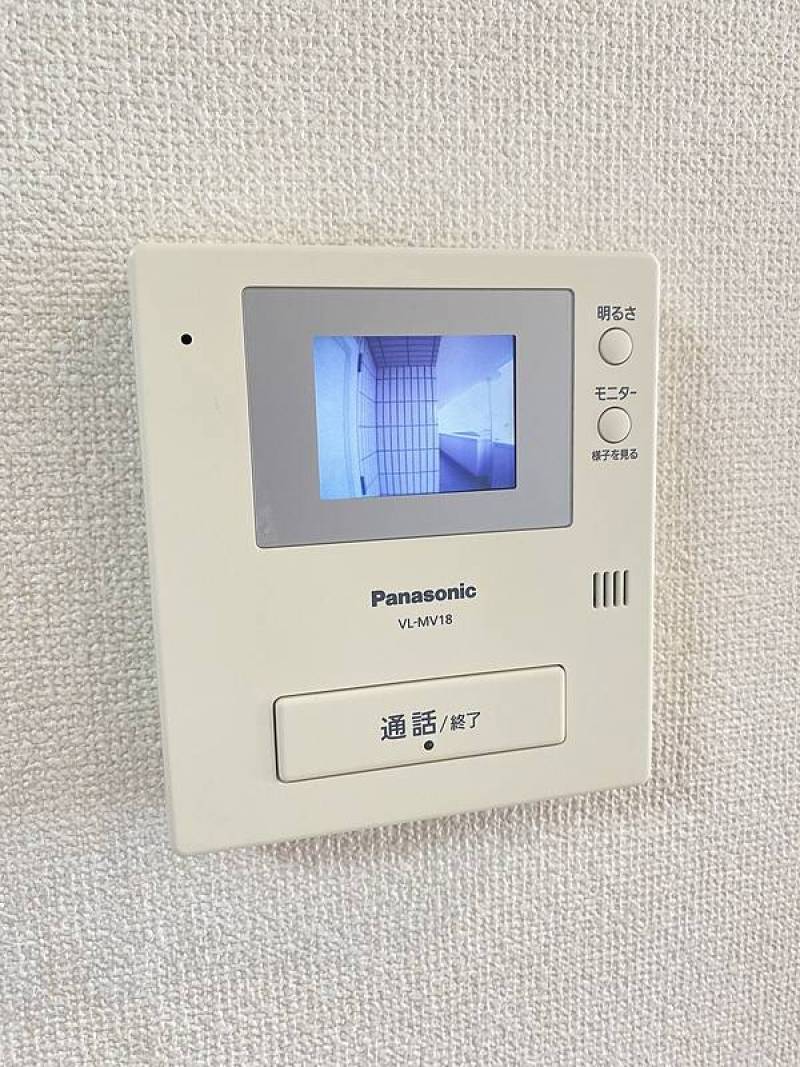 来訪者を確認できるTVモニターホン