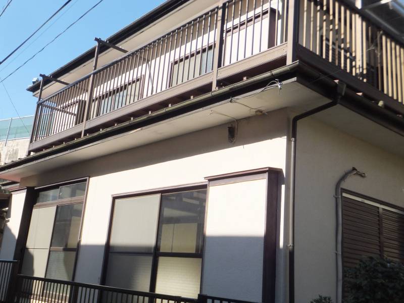 南向きの道路で解放感あり